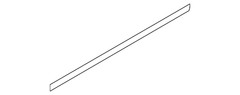 2011-2014 Ford Super Duty Trim Stripe Decal – Right Front BC3Z-9920000-CA