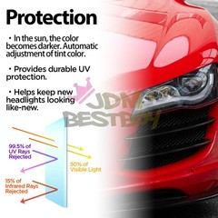 Paint Protection PPF UV Clear To Smoke Black Headlight Taillight Fog Tint Film