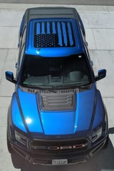 2020 Ford Super Duty Dual Panel Moonroof Tattered Flag Vinyl Decal Graphics Sun