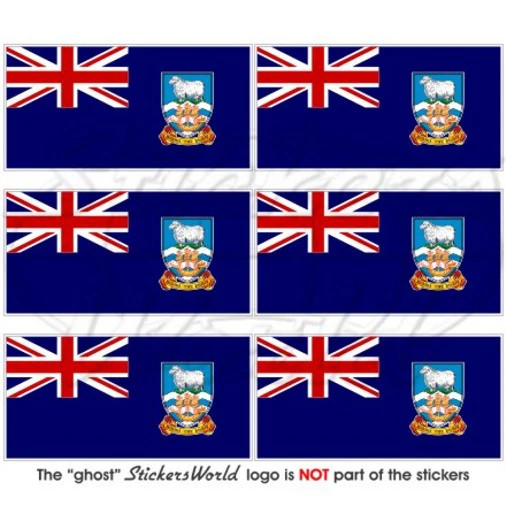 FALKLAND ISLANDS Flag Malvinas, Falklands 40mm (1.6″) Stickers Decals X6