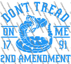 Dont Tread on Me,1791,15+ COLORS AVAIL,2nd Amendment,Gadsden,2A,Vinyl Decal