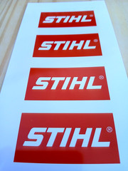 Stihl Tools Car Bumper Window Tool Box Sticker Car Bumper Decal Water Resistant