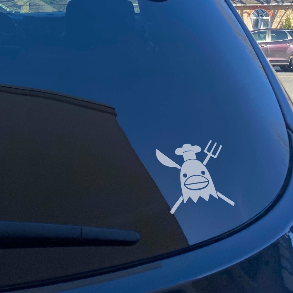 One piece COOK Jolly Roger Vinyl Decals Multi color & size