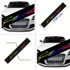Sport Speed Windshield Sun Visor Decal Racing Car Sticker Banner Waterproof