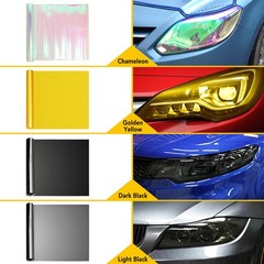 12″x72″ Matte Dark Black Smoke Headlight Taillight Fog Light Tint Film Vinyl US