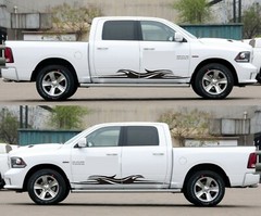 For Dodge Ram 1500 2500 09-18 Universal Decal Vinyl Sticker SUV Truck Side BODY