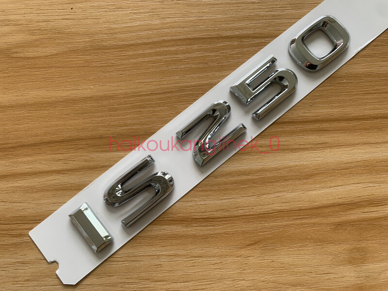 Chrome ABS IS250 Number Trunk Letters Badge Emblems Sticker For 08-20