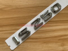 Chrome ABS IS250 Number Trunk Letters Badge Emblems Sticker For 08-20