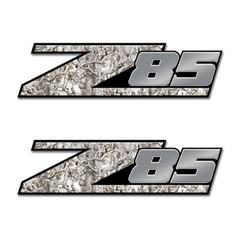 Z85 Snow Buck Skull Camo Graphic Decals Truck Bed bedside Winter Camouflage A07