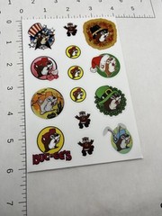 Buccees Beaver Mascot Sticker sheet Buc-ees Bumper sticker 4×6” Inches Holiday