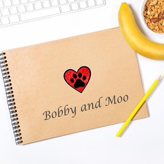 pet paw print heart red and black dog cat vinyl sticker bumper stickers 93 mm