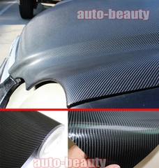 Whole Car Wrap – Hot 4D Carbon Fiber Vinyl Film Sticker Black Decal 50FT x 5FT