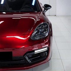 Premium Super Gloss Metallic Cherry Red Vinyl Car Wrap Sticker Decal Sheet Film