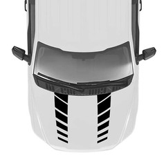 Elevate stripes hood graphics stickers decals compatible with Ford F150