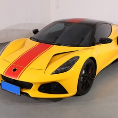 Red Roof Racing Stripes Overlay Graphic Decal Flat Vinyl For Lotus EMIRA