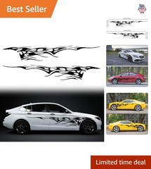 Self-Adhesive Flame Graphics Decals – 2Pcs 103” for Trucks & Off-Road Vehicles