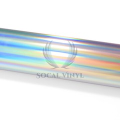 Craft Holographic Silver Rainbow Chrome Car Vinyl Wrap Sticker Decal Sheet