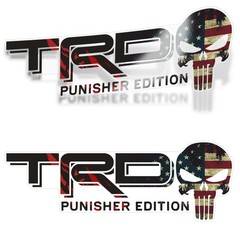 TRD Decals for Tacoma 4×4 Racing Development Offroad Sticker Punisher Edition