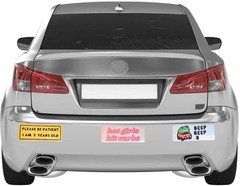 Customizable Fun 10PC Bumper Magnet Set – Ideal Gift for Prankster Drivers