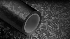 24″x60″ PET Liner Matte Black Forged Carbon Fiber Car Vinyl Wrap 2ft x 5ft