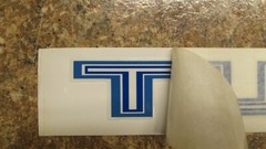 1981 Trans Am 5.0 Litre Shaker Decal Pair 2 Color Blue