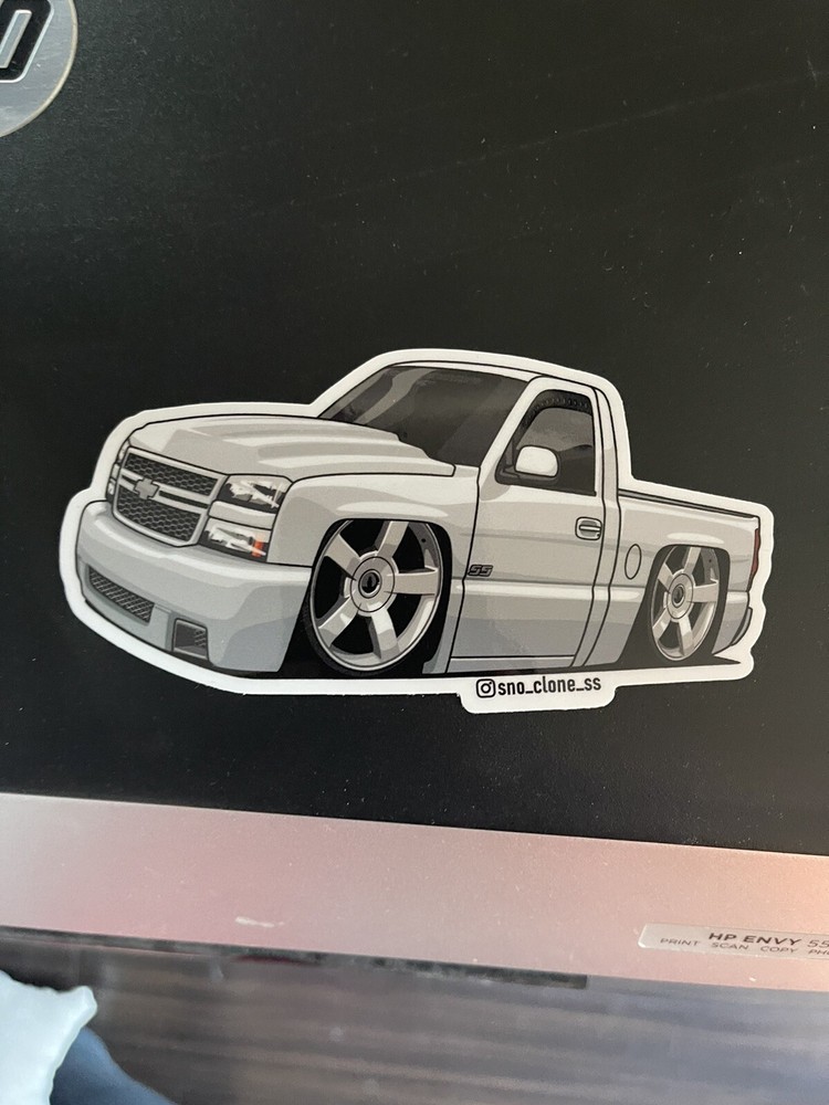 chevy silverado super sport sticker