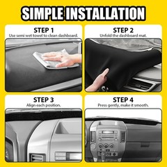 Dashboard Pad Cover Dash Mat Sun Protector Non-Slip For Nissan Titan 04-12 1-5X