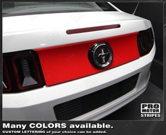Ford Mustang 2005-2014 Trunk Rear Deck Overlay Stripe Decal (Choose Color)