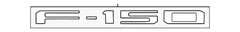 Genuine Ford Tailgate Lettering – Gloss Black ML3Z9941018A