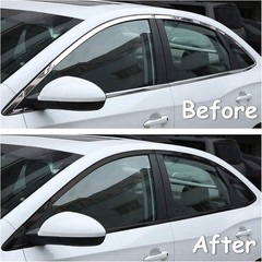 Versatile High Gloss Black Vinyl Wrap (2in x 30ft) – Chrome Delete Included