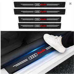 4PCS Car Door Sill Protector Anti-Scratch Threshold Strips for Audi New