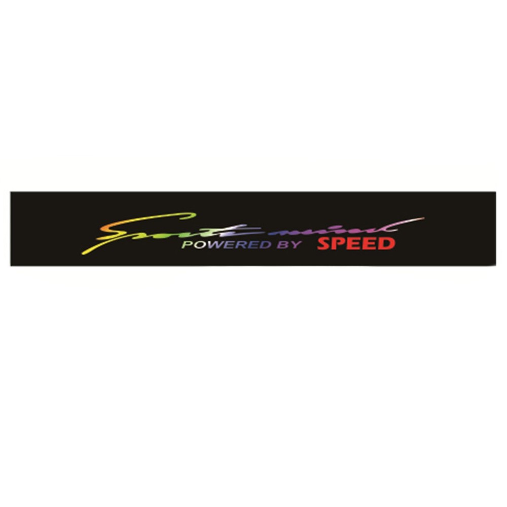 Car Sticker Laser Colorful PVC Decal Front Rear Window Trim Waterproof 8inx51in