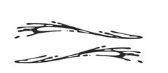 VINYL GRAPHIC #A1110 DECAL VEHICLE CAR TRUCK CROSS OVER SUV VAN SEMI MODERN AUTO