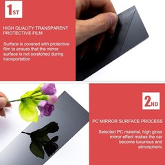 Transform Your Vehicle with 6pcs Gloss Black Window Pillar Decals – Custom Fit
