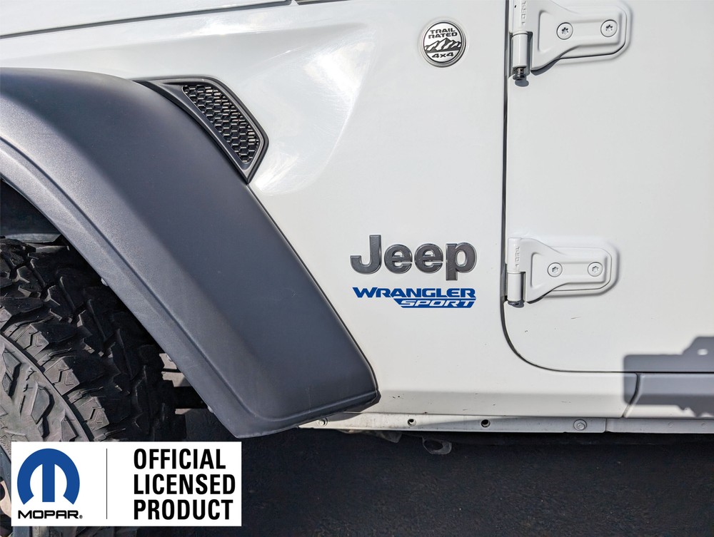 Fits 2018-2023 Jeep Wrangler Sport JL fender decals vinyl sticker – pair