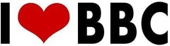 I Love BBC 8″ Long Black Letters on White Sticker – Multisurface UV Water Resist