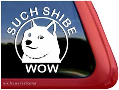 Such Shibe Wow | Vinyl Shiba Inu Dog Decal