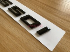 Gloss Black 3D ABS Letters Trunk 550i Emblem Rear Badge for BMW 2017-2022 550i