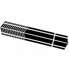 Universal Car Truck Side Skirt Door Racing Graphic Vinyl Sticker Decal Stripes