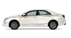 Graphics Vinyl Car Sticker For Toyota Camry Waist Line Stripe Side Skirt Decals