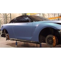 Avery Dennison SW900 Supreme Matte Frosty Blue Metallic Vinyl Car Wrap | 643-M