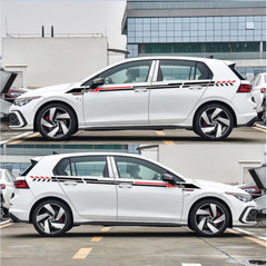 Car Sticker Both Sides Body Long Stripe Vinyl DIY Decal Decoration Accessories