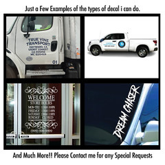 Personalized Logo Decal for Business Custom Sticker for Advertising Anything