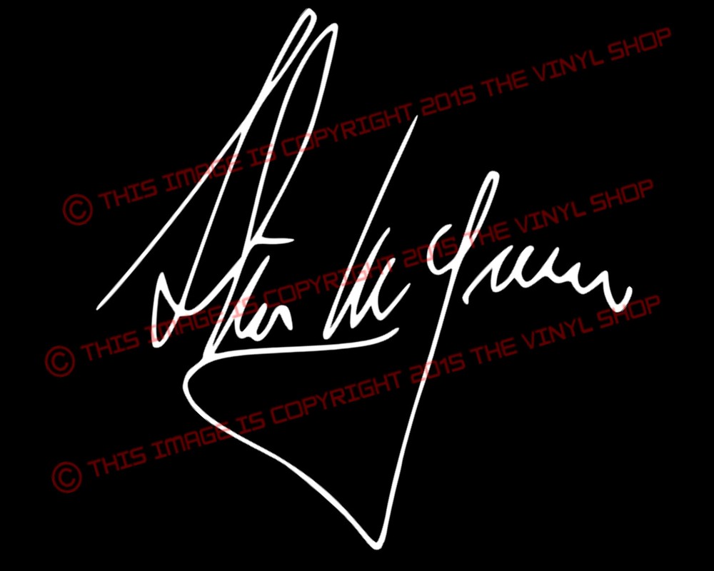NEW Steve McQueen Signature Vinyl Decal Sticker Autograph BADASS actor, movies