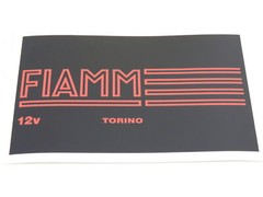 Fiamm Torino Decal for 12V Battery Ferrari Dino 246 365 C4 Daytona Reproduction