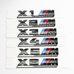 Modified Sticker For M1 M2 M3 M4 M5 M6 X3X4X5X6M Rear Tail Label Thunder Version
