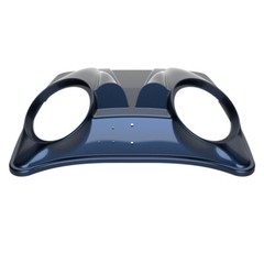 Midnight Blue Dual 8” Speaker Lids Fits Advanblack/Harley King Tour Pak Pack