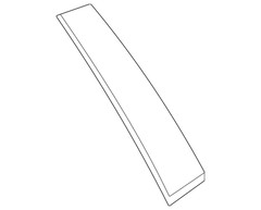 Genuine GM Rear Passenger Side Door Window Frame Rear Applique 84988288