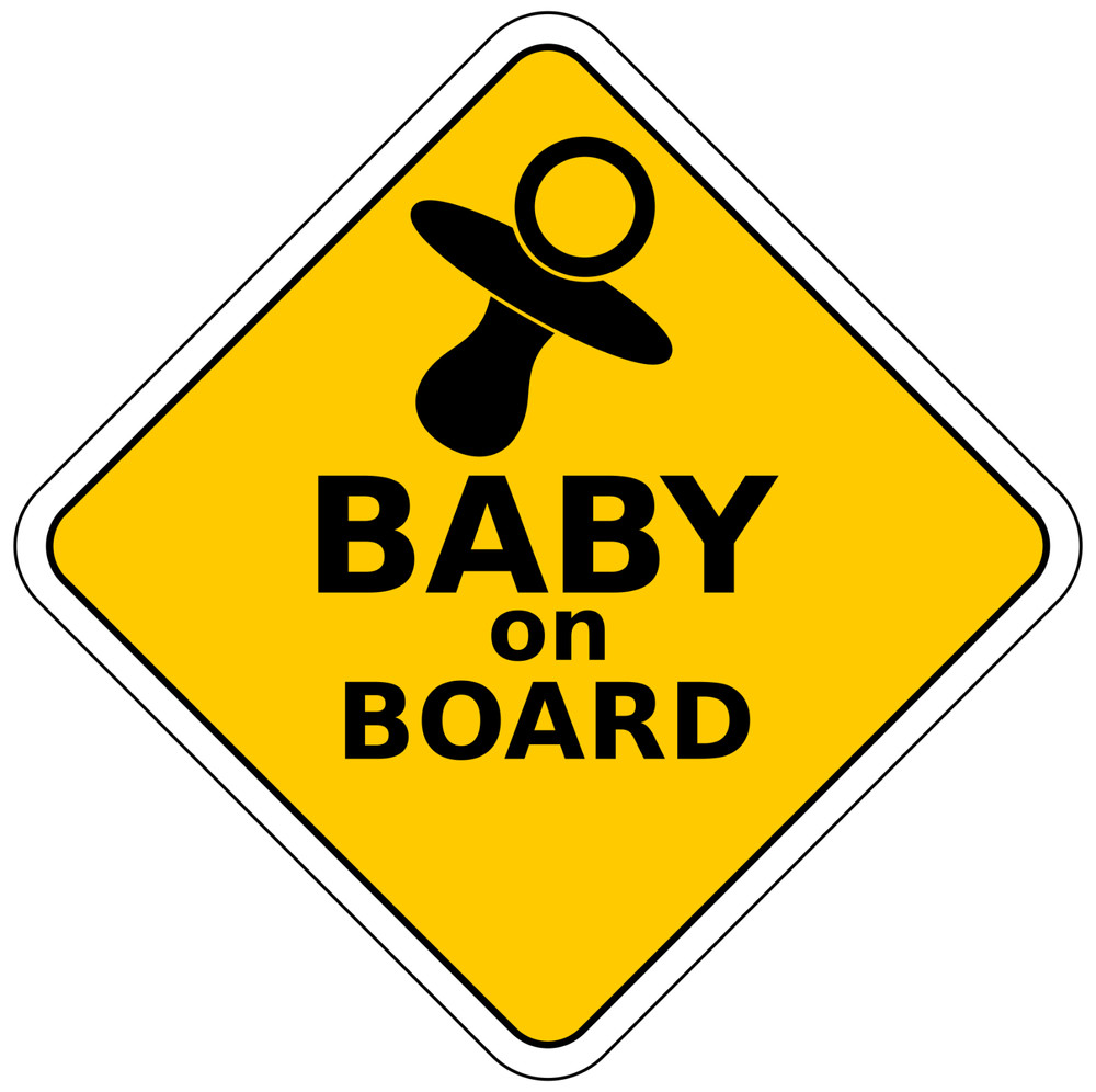 BABY ON BOARD STICKER DECAL CHILD CAR Vinyl MADE IN USA