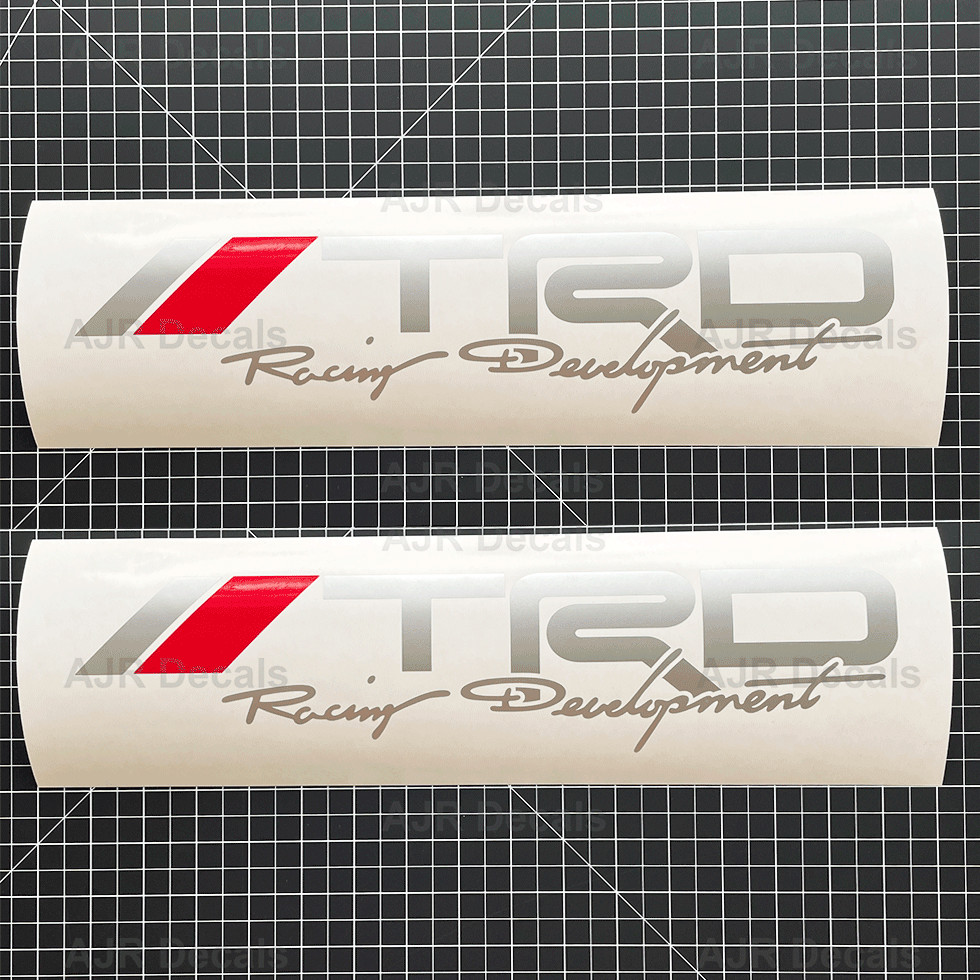 TRD Decals Fits Toyota Tacoma Tundra Bedside Truck Car Sticker Vinyl Racing SGR